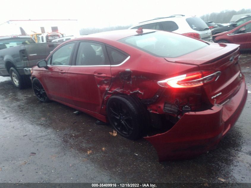 2020 FORD FUSION SE VIN: 3FA6P0HD7LR219254