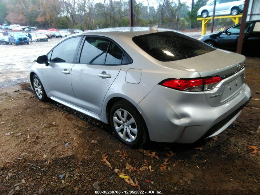 2021 TOYOTA COROLLA LE VIN: JTDEPMAE0MJ155618