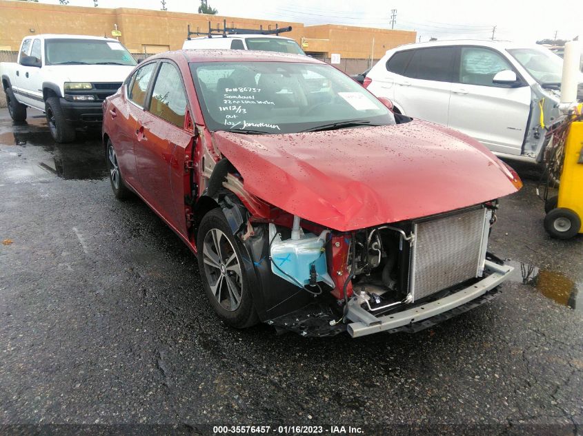 2022 NISSAN SENTRA SV VIN: 3N1AB8CV7NY204234