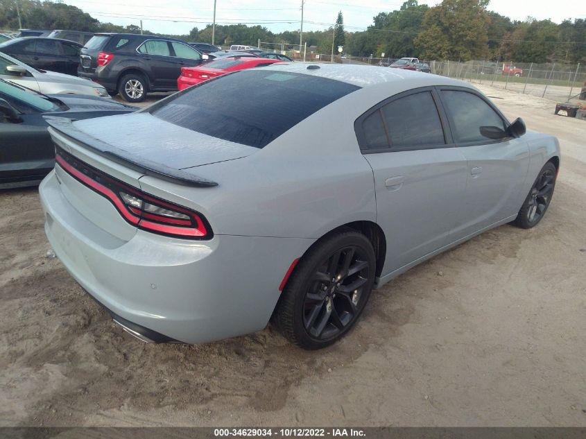 2021 DODGE CHARGER SXT VIN: 2C3CDXBG7MH643424
