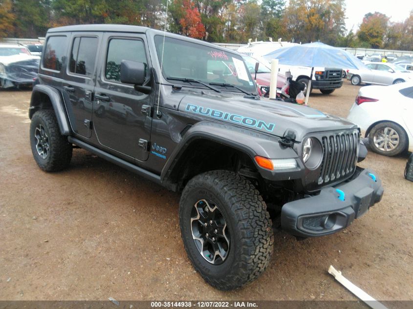 2021 JEEP WRANGLER 4XE UNLIMITED RUBICON VIN: 1C4JJXR61MW770275