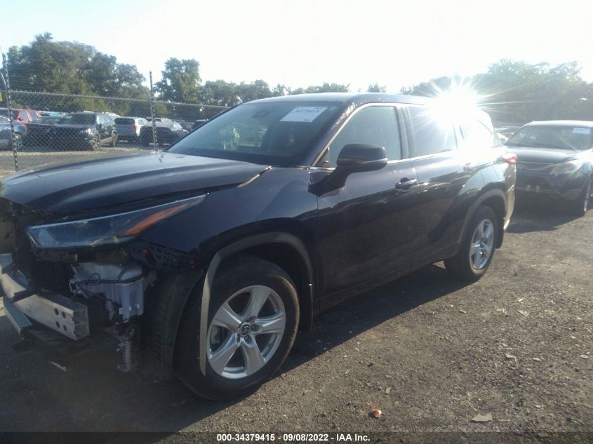 2021 TOYOTA HIGHLANDER L VIN: 5TDCZRBH2MS530368