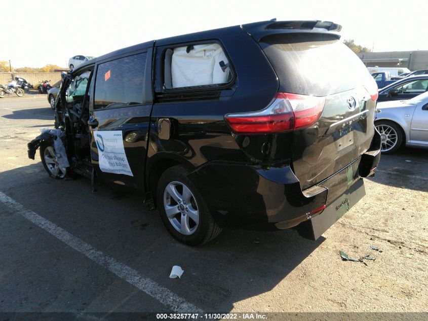 2020 TOYOTA SIENNA L VIN: 5TDZZ3DC2LS076680