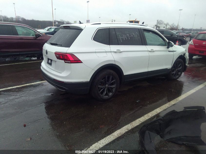 2022 VOLKSWAGEN TIGUAN SE VIN: 3VV3B7AX5NM033562