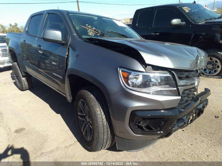 2022 CHEVROLET COLORADO 2WD WORK TRUCK VIN: 1GCGSBEA2N1300243