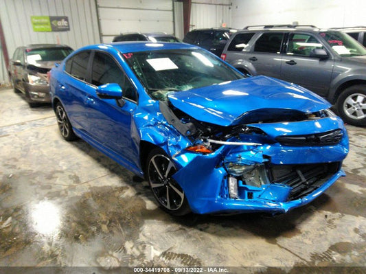 2022 SUBARU IMPREZA SPORT VIN: 4S3GKAL61N3605410