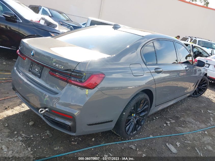 2022 BMW 7 SERIES 740I VIN: WBA7T2C00NCJ53851