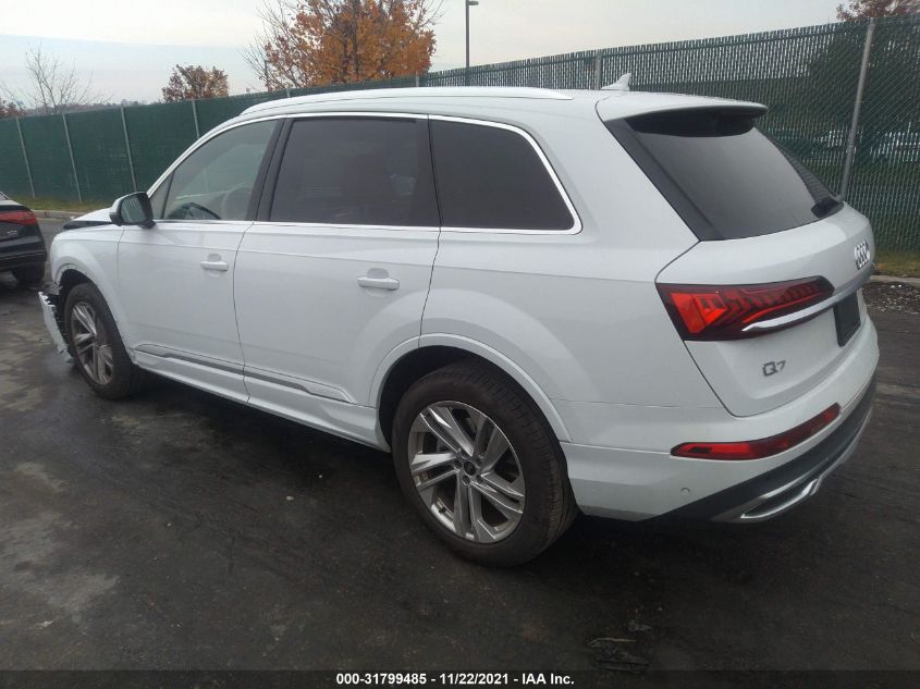 2021 AUDI Q7 PREMIUM PLUS VIN: WA1LJAF74MD038666