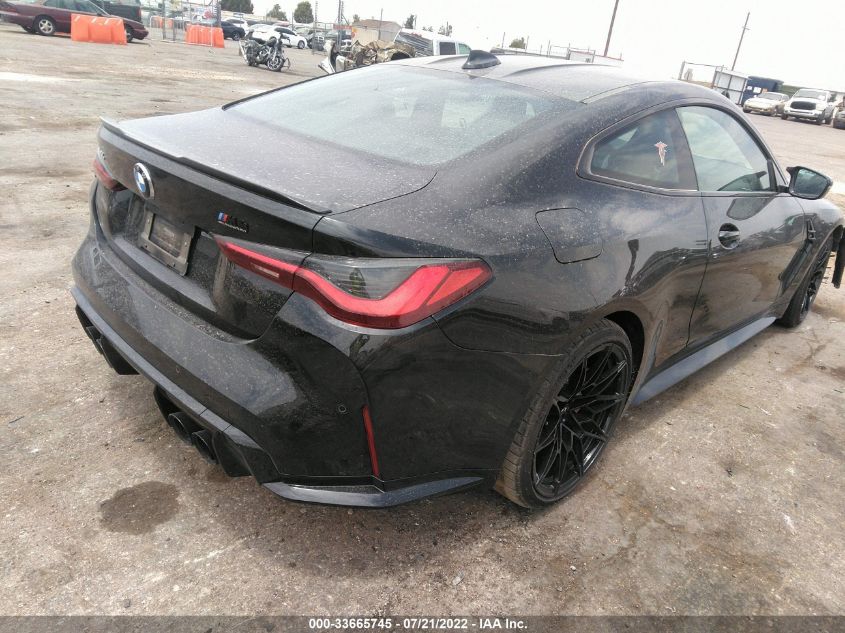 2021 BMW M4 COMPETITION VIN: WBS33AZ09MCG80462
