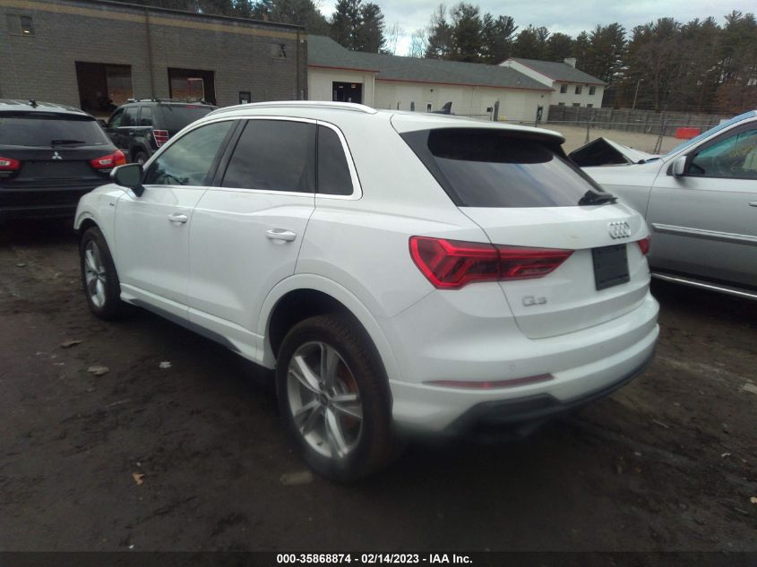 2022 AUDI Q3 S LINE PREMIUM VIN: WA1DECF33N1045077