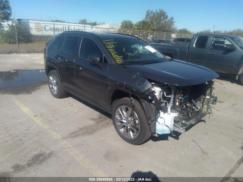 2022 TOYOTA RAV4 XLE PREMIUM VIN: 2T3A1RFV6NW291101