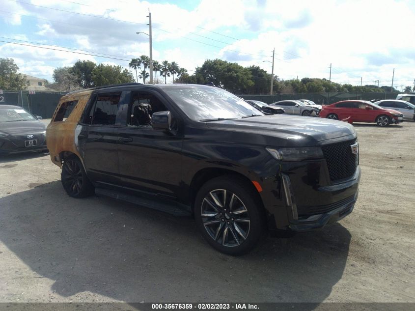 2022 CADILLAC ESCALADE SPORT VIN: 1GYS3EKL3NR338705