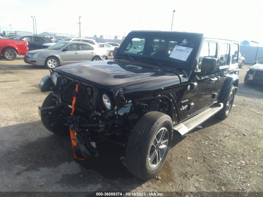 2023 JEEP WRANGLER SAHARA VIN: 1C4HJXEG2PW609922