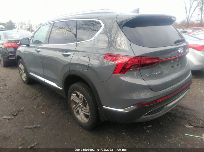 2022 HYUNDAI SANTA FE SEL VIN: 5NMS6DAJ3NH425709