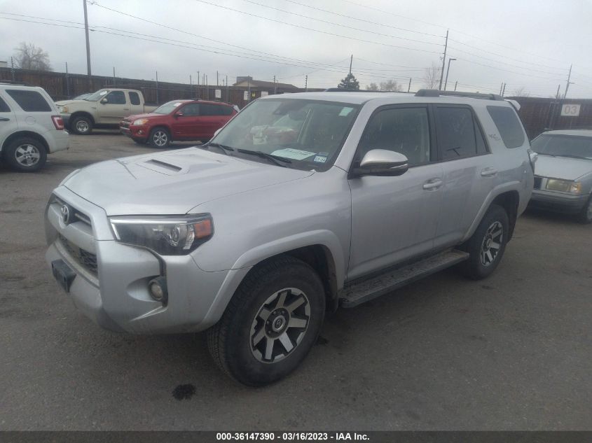 2022 TOYOTA 4RUNNER TRD OFF ROAD PREMIUM VIN: JTERU5JR4N6050647