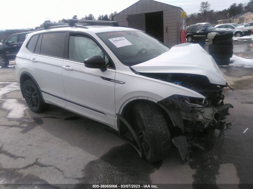 2022 VOLKSWAGEN TIGUAN SE R-LINE BLACK VIN: 3VV8B7AXXNM006377