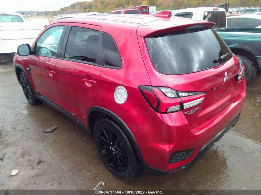2021 MITSUBISHI OUTLANDER SPORT ES/SE/LE/BE VIN: JA4ARUAU1MU021743