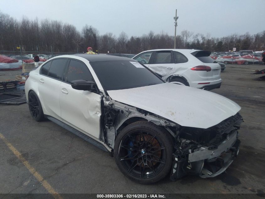 2022 BMW M3 COMPETITION XDRIVE VIN: WBS43AY08NFM29645