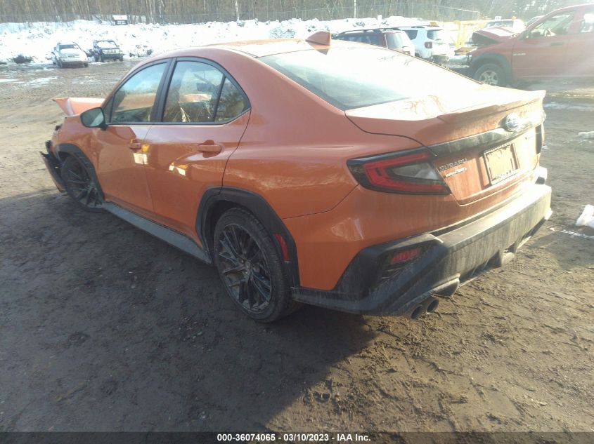 2022 SUBARU WRX PREMIUM VIN: JF1VBAF68N9019728