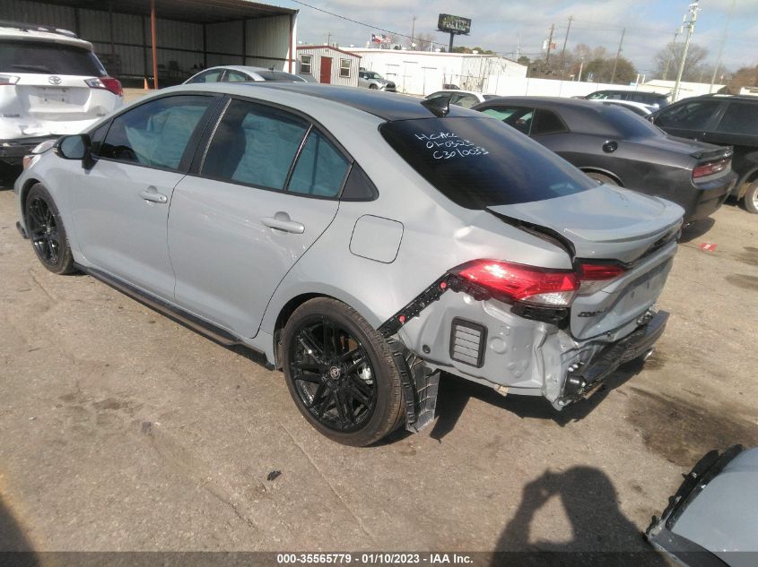 2022 TOYOTA COROLLA SE/SE NIGHTSHADE/APEX SE VIN: 5YFS4MCE4NP119923