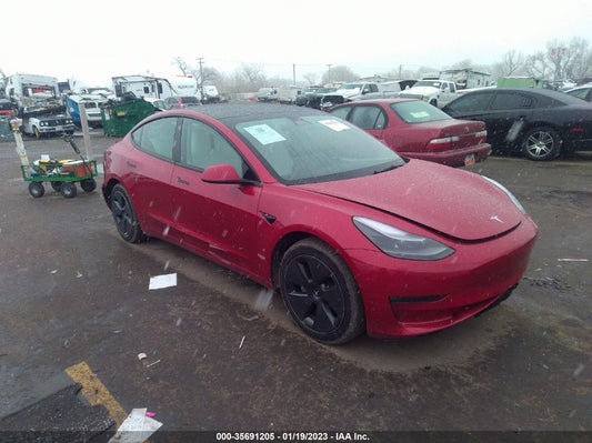 2022 TESLA MODEL 3 LONG RANGE VIN: 5YJ3E1EB8NF203273