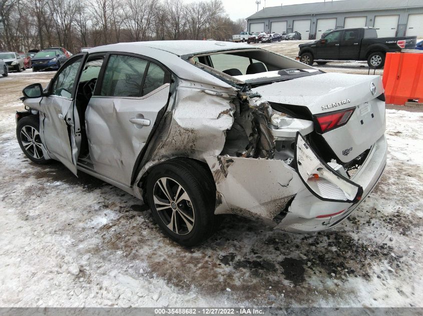 2020 NISSAN SENTRA SV VIN: 3N1AB8CV0LY215914