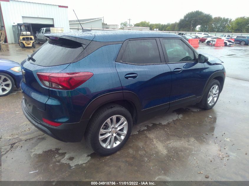 2021 CHEVROLET TRAILBLAZER LS VIN: KL79MMS27MB070376