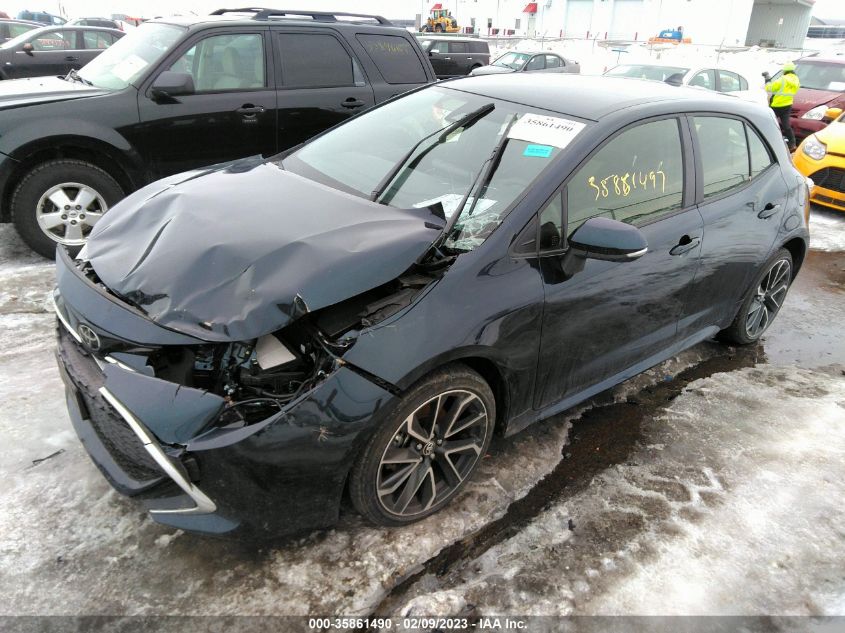 2022 TOYOTA COROLLA HATCHBACK XSE VIN: JTNA4MBE9N3175826