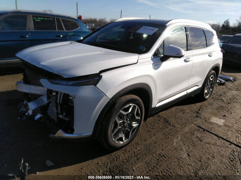 2022 HYUNDAI SANTA FE LIMITED VIN: 5NMS44AL1NH450258