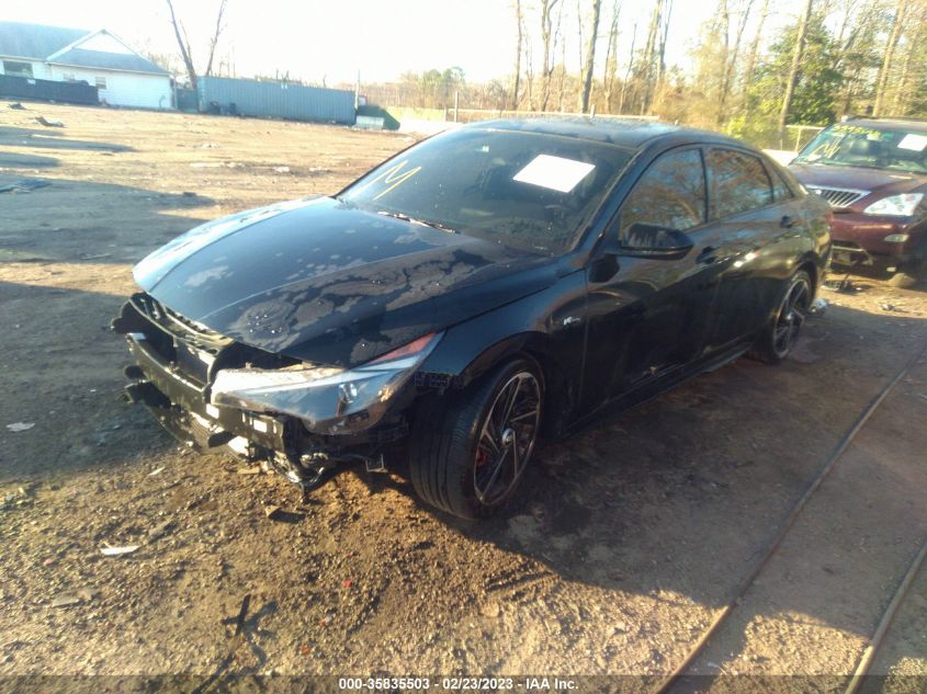 2023 HYUNDAI ELANTRA N LINE VIN: KMHLR4AF2PU393706