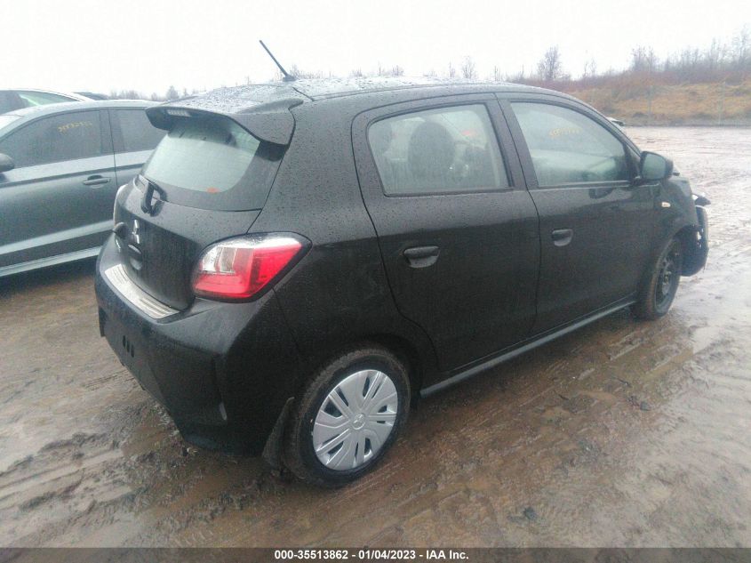 2022 MITSUBISHI MIRAGE ES/LE VIN: ML32AUHJ3NH007076