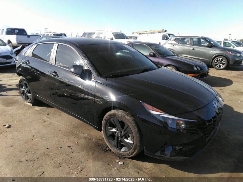 2022 HYUNDAI ELANTRA HYBRID BLUE VIN: KMHLM4AJ8NU031430