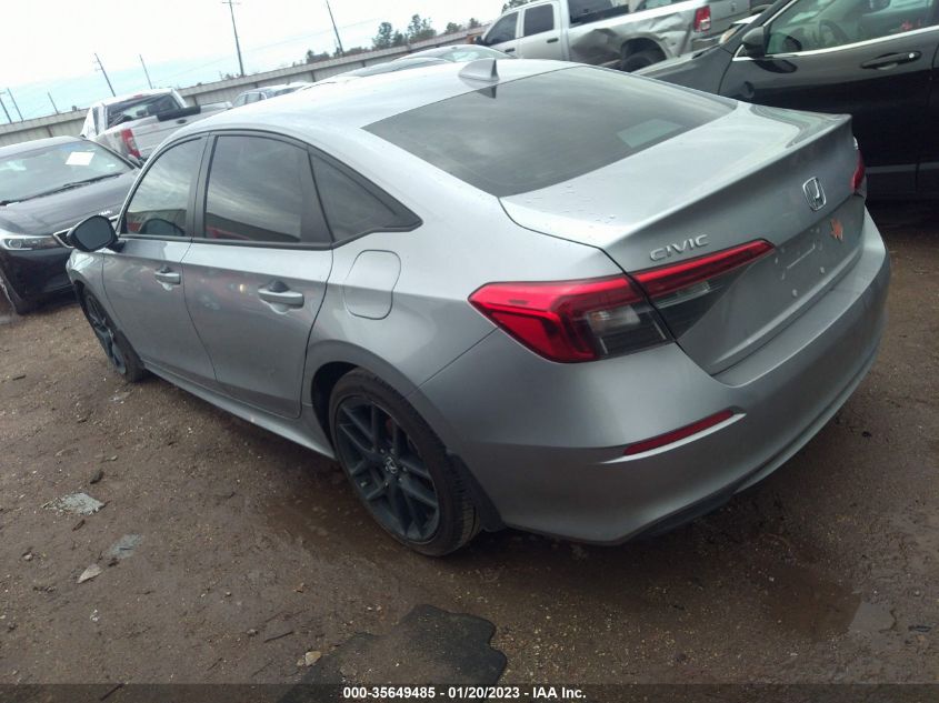 2022 HONDA CIVIC SEDAN SPORT VIN: 2HGFE2F52NH573710