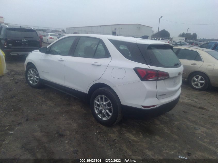 2022 CHEVROLET EQUINOX LS VIN: 3GNAXHEV1NS116950