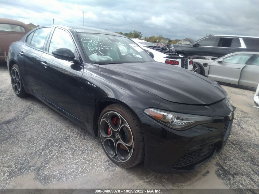 2022 ALFA ROMEO GIULIA VELOCE VIN: ZARFAMBN7N7665506