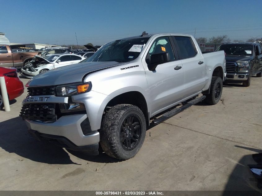 2021 CHEVROLET SILVERADO 1500 CUSTOM VIN: 1GCPWBEH4MZ133613