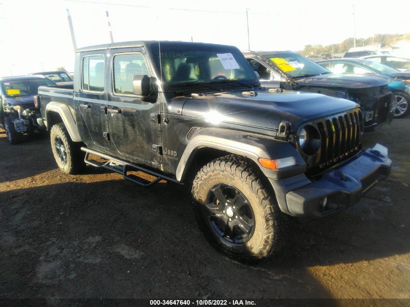 2022 JEEP GLADIATOR SPORT VIN: 1C6HJTAG5NL101027