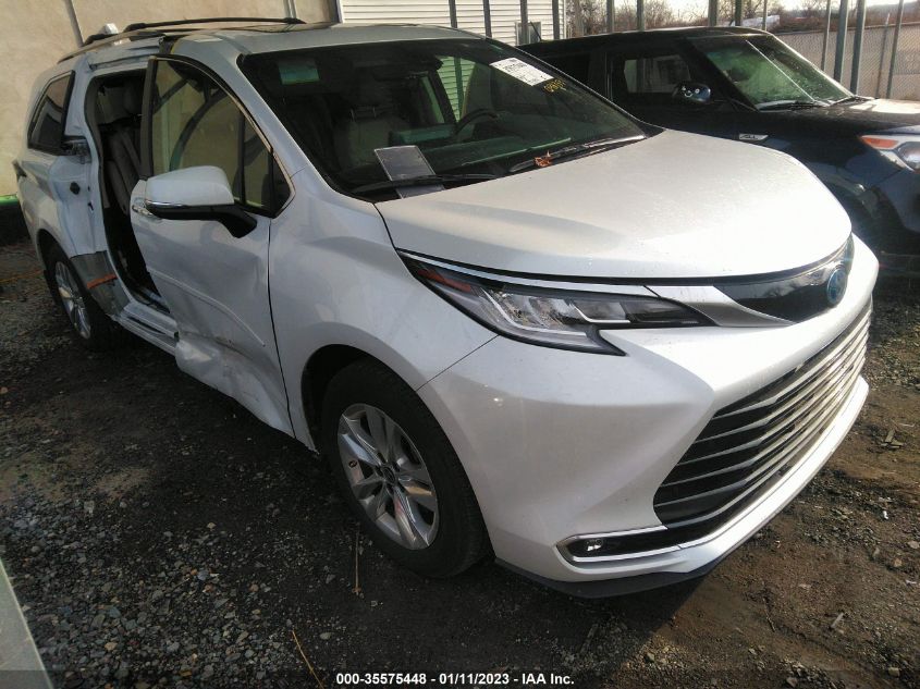 2022 TOYOTA SIENNA LIMITED VIN: 5TDZSKFCXNS046759