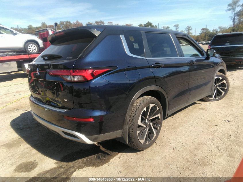 2022 MITSUBISHI OUTLANDER SE VIN: JA4J4UA86NZ030573