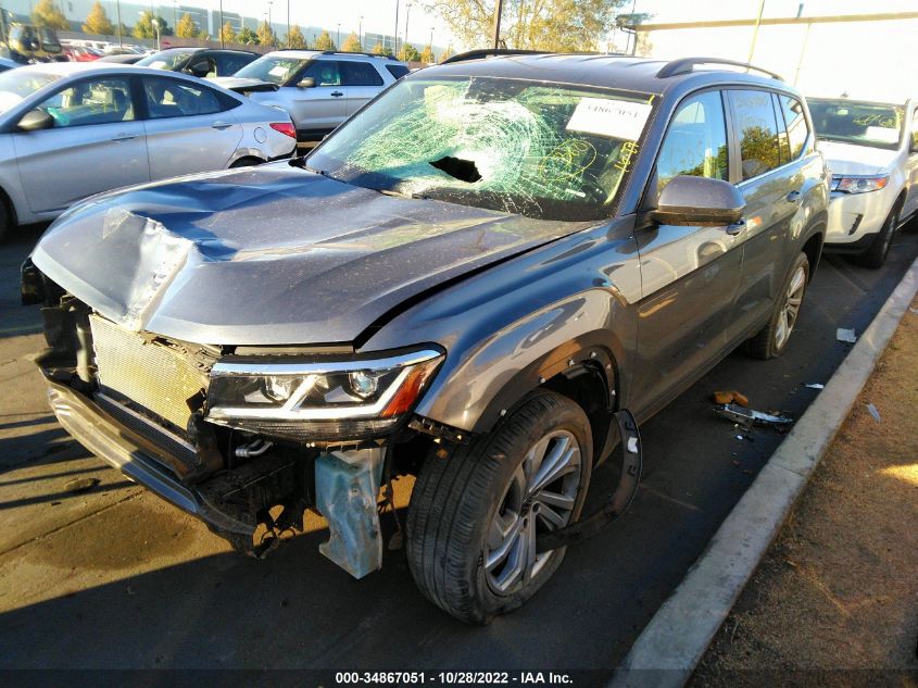 2021 VOLKSWAGEN ATLAS 3.6L V6 SE W/TECHNOLOGY VIN: 1V2WR2CA8MC511636