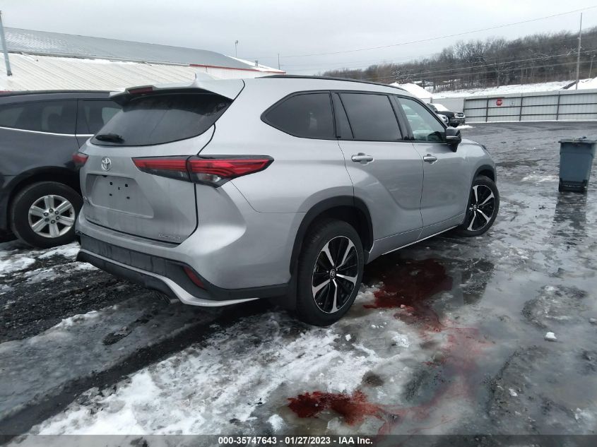 2021 TOYOTA HIGHLANDER XSE VIN: 5TDJZRBH1MS140708