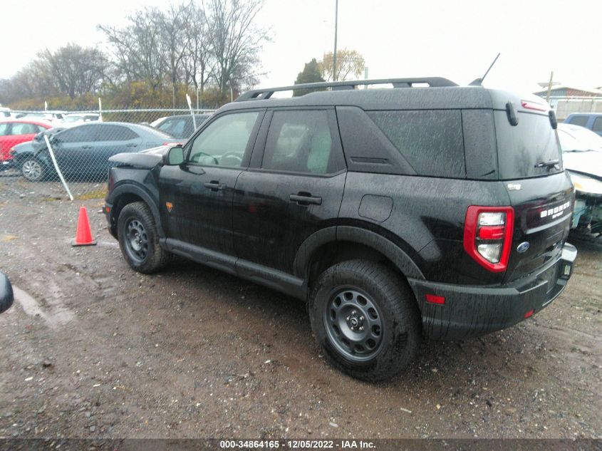 2021 FORD BRONCO SPORT BADLANDS VIN: 3FMCR9D9XMRA62474
