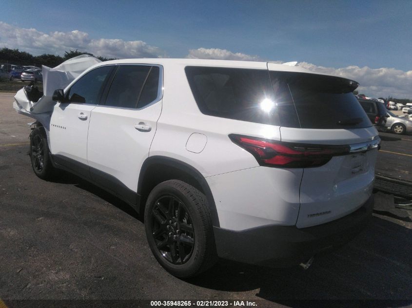 2022 CHEVROLET TRAVERSE LS VIN: 1GNERFKW7NJ172941