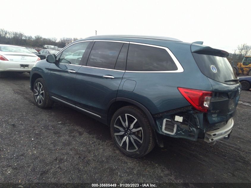 2021 HONDA PILOT TOURING 8-PASSENGER VIN: 5FNYF6H93MB033329