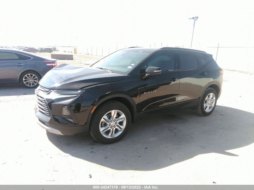 2022 CHEVROLET BLAZER LT VIN: 3GNKBCR48NS136166