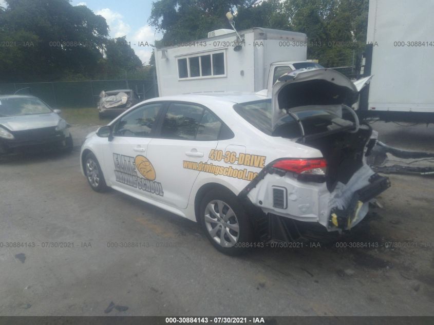 2021 TOYOTA COROLLA LE VIN: JTDEPMAE2MJ119445