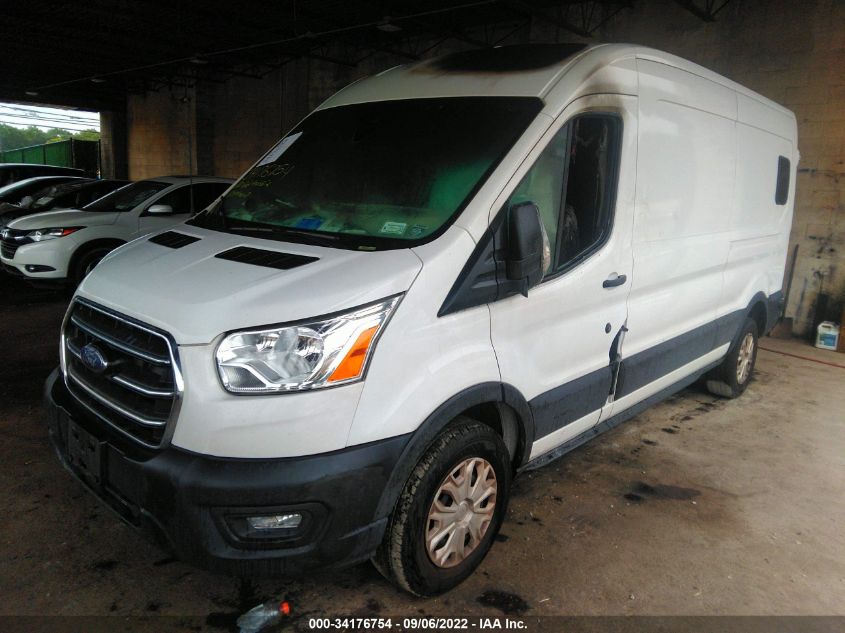 2020 FORD TRANSIT CARGO VAN VIN: 1FTBR1C86LKA58418
