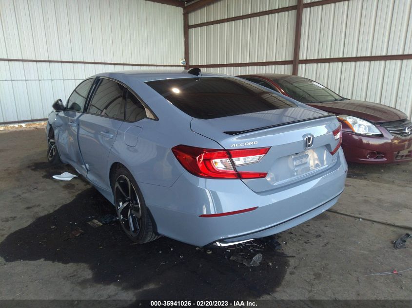 2022 HONDA ACCORD HYBRID SPORT VIN: 1HGCV3F24NA045017