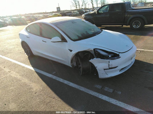 2022 TESLA MODEL 3 LONG RANGE VIN: 5YJ3E1EB3NF183157