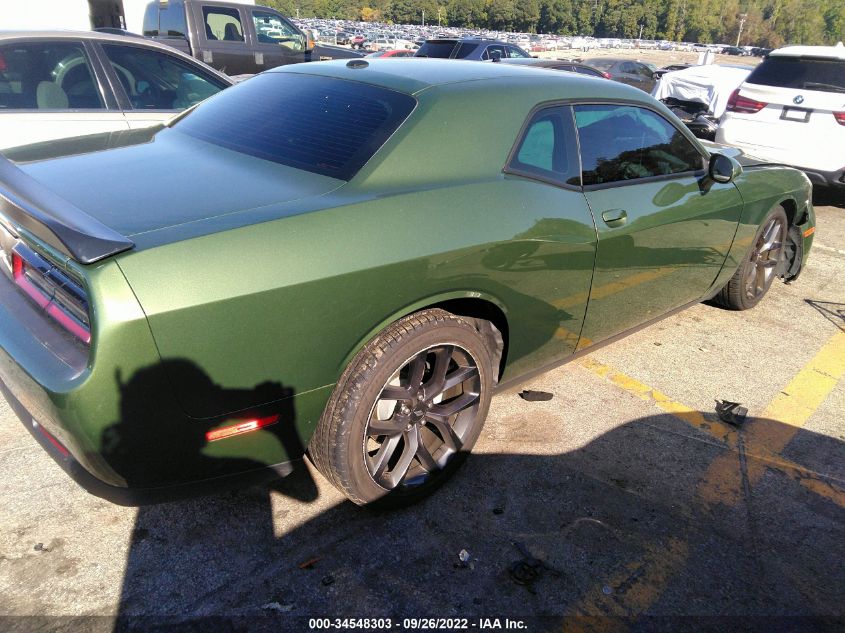 2022 DODGE CHALLENGER SXT VIN: 2C3CDZAG3NH108489